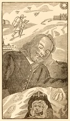 John Bunyanin (1628-1688) pyhiinvaeltajien edistyminen tästä maailmasta tulevaan esikuva, jossa kirjailija haaveilee pyhiinvaeltajakristitystä, jota rasitti tieto syntinsä.