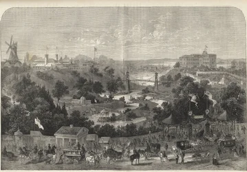 Hampuri - Saksa - Puutarhanäyttely 1869 - Hampuri - Kansainvälisen puutarhanäyttelyn puisto