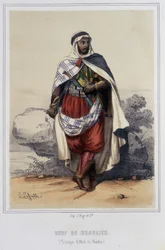 Palautuspäällikkö Algeriassa 1800-luvun jälkipuoliskolla.