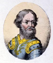Ivan III Vasilyevich Suuri (1440 1505). Moskovan ja koko Venäjän suurruhtinas (1462-1505). kaiverrus 1800-luvun alusta