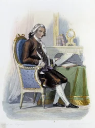 Jean Baptiste Louis Gresset (1709-1777) toim. Mennechetissä, "" Ranskan Plutarch""