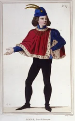 Johannes II Valois, Alençonin herttua (1409-1476). Komenna kuninkaallista armeijaa Jeanne d