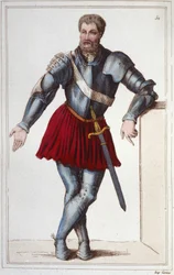 Ritari Bayardin (1475-1524) kaiverrus 1830