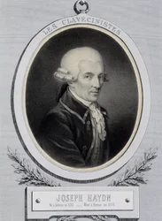 Muotokuva muusikosta Franz Joseph Haydnista (1732-1809)
