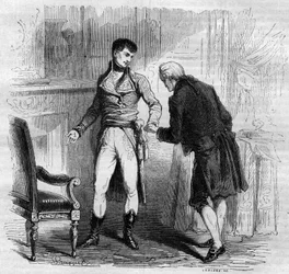 Italialaisen säveltäjän Niccolo Vito Piccinnin (1728-1800) ja ensimmäisen konsulin Bonaparten (Napoleon 1.) tapaaminen
