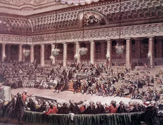 Perustuslakia säätävän kokouksen kokous 4. elokuuta 1789 yöllä etuoikeuksien poistamiseksi