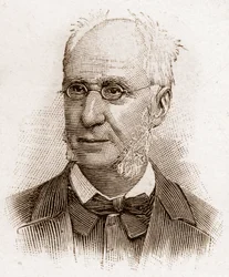 Academy Francaisen jäseniä vuonna 1895: muotokuva Emile Ollivierista (1825-1913), ranskalaisesta poliitikosta.