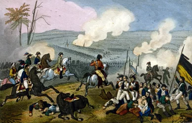 Napoleon Marengon taistelussa itävaltalaisia vastaan kesäkuussa 1800.