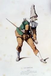Nivelet elokuvassa "" les contens"" (kirjoittaja Odet de turnèbe 1584), "" ranskalaisessa teatterissa 1500- ja 1600-luvulla ennen Molierea" Edouard Fournier.