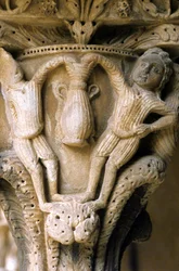 Norman Art in Monreale (Sisilia): Cloitre des Benedictinsin pääkaupungit.