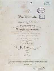 D. F. Auberin sarjakuvaoopperan Fra Diavolo tai The Hotelery of Terracinen avaus