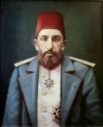 Osmanien valtakunta: Abdulhamid II:n muotokuva (öljymaalaus).
