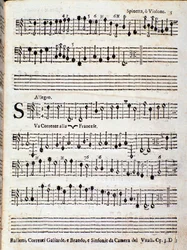 Giovanni Battista Vitalin baletit, ranskalaiset virtaukset opus 3 -musiikkisivu