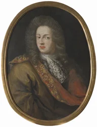 Philippe Christophe Comte de Kœnigsmark, Hannoverin hovin ratsuväen upseeri - Muotokuva kreivi Philipp Christoph von Koenigsmarckista (1665-1694), Anonyymi. Öljy kankaalle, 1600-luvun viimeinen neljännes. Koko: 79x59 cm. Tukholman kansallismuseo