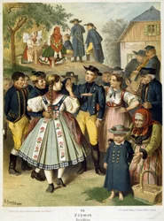Böömin suosittu pallo noin 1870