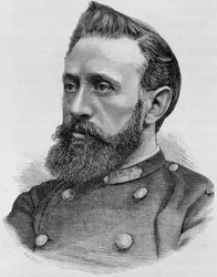 Muotokuva Adolphe Alphonse Assista (1840 - 1886). Kaiverrus 1800-luvun lopusta H. Martinin teokseen "Histoire de France".