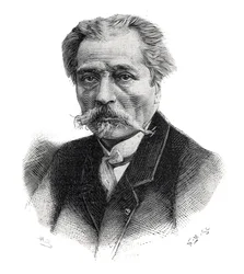Muotokuva Aime Milletistä, ranskalaisesta kuvanveistäjästä, kaivertajasta, medaljongista ja taidemaalarista (1819-1891)