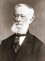 Alfred Kruppin (1812 - 1887) muotokuva, valokuvaus vuosina 1870 - 1887.