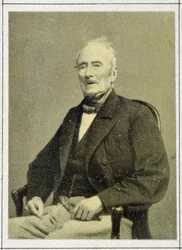 Alphonse de Lamartinen (1790 - 1869) muotokuva vuonna 1867