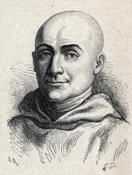 Antoine Christophe Gerlen (1736-1801) muotokuva ranskalaisesta uskonnollisesta.