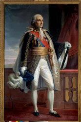 Muotokuva Bon Adrien Jannot de Monceystä, Coneglianon herttuasta (1754-1842), Imperiumin Marechalista vuonna 1804, Invalidien kuvernööristä 1833-1842 Nimetön maalaus. 1806 Su. 2,15x1,33 m Pariisi, Musee de l