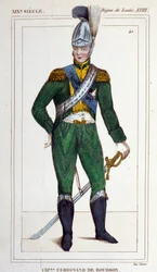 Charles Ferdinand de Bourbonin (Berryn herttuan) muotokuva 1778-1820.