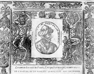 Charles IV Le Belin muotokuva, Ranskan kuningas 1322–1328.