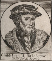 Childebert II:n muotokuva