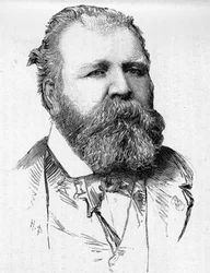Muotokuva kapellimestari Jules Pasdeloupista (1819-1887).