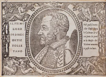 Diego Ortizin muotokuva (puupiirros).