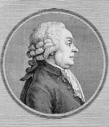 Dionis du Séséjourin (1734 -?) muotokuva. Kaiverrus 1800-luvun lopusta H. Martinin teokseen "Histoire de France".