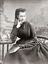 Muotokuva Eugeniasta, Napoleon III:n vaimosta ja Ranskan kuningattaresta. 1800-luvulla.