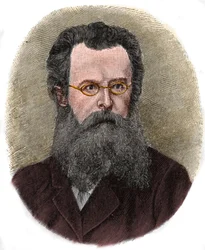 Felix Dahnin (1834-1912), saksalaisen kirjailijan, professorin ja historioitsijan muotokuva.