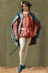 Ranskan kuninkaan Francois II:n (1544-1560) muotokuva.