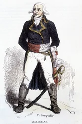 François Christophe Kellermanin muotokuva - kaiverrus