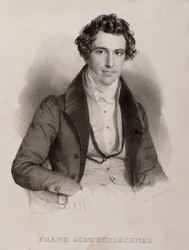 Franz Schoberlechnerin muotokuva (kaiverrus