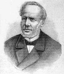 Muotokuva Franz de Champagnysta (1804 - 1882) - elokuvassa "" Les Contemporains"", n.d. 1800-luvun lopulla.