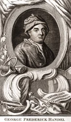 George Frederick Händelin muotokuva (Georg Friedrich Handel