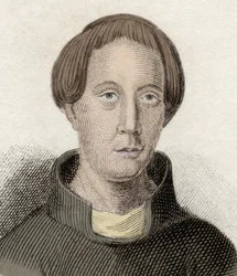 Giraud de Barri eli Giraud kambrilainen (n. 1145-n. 1223), walesilaisen kirkon ja historioitsijan muotokuva. Kutsutaan myös Gerallt Gymroksi, Gerald of Walesiksi ja Gerald Barryksi. Kaiverrus 1800-luvulta.