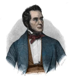 Muotokuva Heinrich Wilhelm August Freiherr von Gagernista (1799-1880), valtiomiehestä, joka puolusti Saksan yhdistämistä - Heinrich Wilhelm August von Gagernin (1799-1880) muotokuva