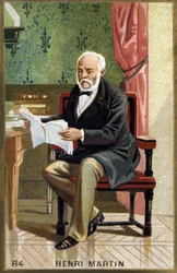 Henri Martinin muotokuva. 1800-luvun kromolitografia.
