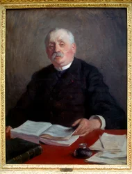 Muotokuva Hippolyte BERNHEIM (1840-1919) ranskalainen lääkäri