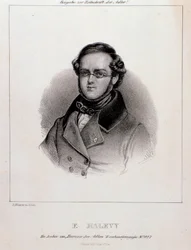 Jacques Fromental Halevyn muotokuva (kaiverrus)