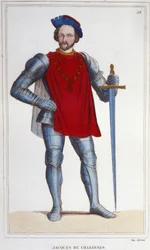 Jacques de Chabannesin muotokuva LA PALICEn lordi. Ranskan marsalkka 1470-1525.