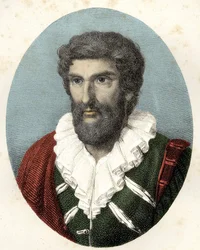 Jean Goujonin (1510 - v. 1566) muotokuva ranskalainen kuvanveistäjä, suunnittelija ja arkkitehti.