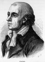Ranskalaisen poliitikon (1747-1793) Joseph Chalierin muotokuva.
