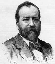 Muotokuva Jules Castagnarysta (1830-1888), ranskalainen lakimies, toimittaja ja poliitikko.