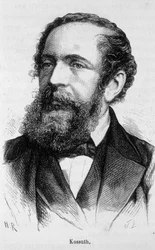 Unkarilaisen poliitikon Lajos Kossuthin (1802-1894) muotokuva