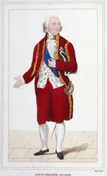 Muotokuva Louis Philippe II Josephista, Orléansin ja Chartresin herttuasta, joka tunnetaan nimellä Philippe Egalité
