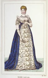 Muotokuva Marie Louisesta Habsburg Lorrainesta. Ranskan keisarinna (Wien